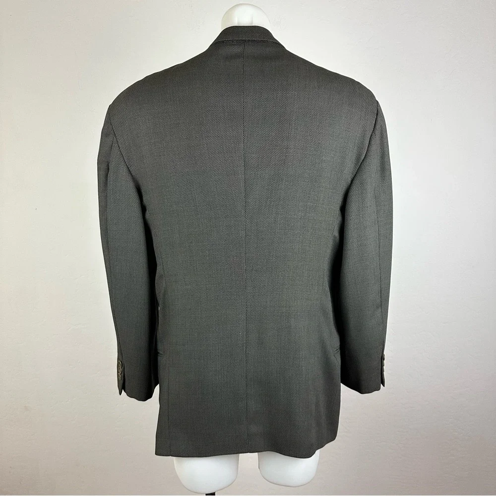 Giorgio Armani Virgin Wool Micro-Dot Sport Jacket